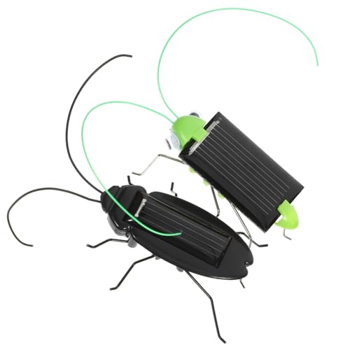 DIKACA 2Stücke Solarbetriebenes Insekten Teiliges Kakerlake Für Pädagogisches Simulationsspielzeug Zur Erkundung Von Sonnenenergie Für Ab Jahren von DIKACA