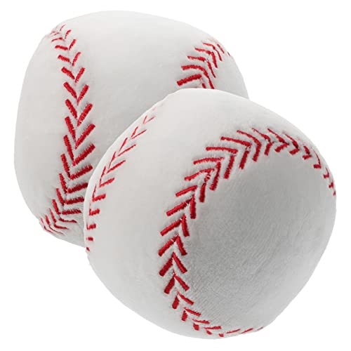 DIKACA 2pcs Plüsch Ball Spielzeug Gefüllt Baseball Kissen Winter Sport Themen -Kissen Boy Geburtstag Baseballspielzeug von DIKACA