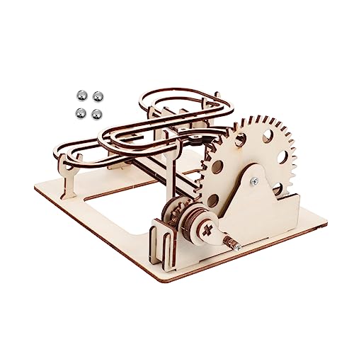 DIKACA Murmelspiel 3D Puzzle Set Für Murmelbahn Bastelspielzeug DIY Wissenschafts Experiment Kreatives Lernspielzeug Aus Spaß Für Ab 3 Jahren Spielzeuge von DIKACA