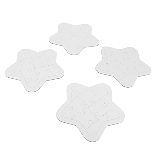 DIKACA Malpuzzles Für Kinder 4 Sets Kinder-malpuzzles Leeres Papierpuzzle Sicheres Und Pädagogisches Spielzeug Für Die Feinmotorik von DIKACA