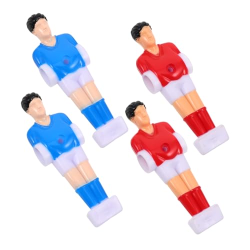 DIKACA 4 Stück Fußballmaschine Actionfigur Tischfußball Ball Tischfußball Mann Tischfußball Spieler Tischfußball Ersatzteile Tischfußball Fußball Mann Mann Tischfußball Tischzubehör von DIKACA