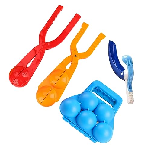 DIKACA 4 Stück Winterschneespielzeug künstlicher Schnee Schneeball Winterschnee- -Kit Schneemaschine Schneekugeln Outdoor-Winterspielzeug Winterspielzeug für von DIKACA