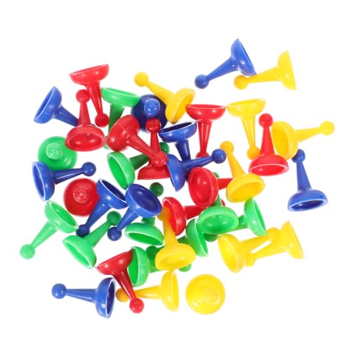 DIKACA 40 Stück Spielsteine Schachbrett Trouble-Brettspiel Brettspieltisch Schachspiele brettspiele kinderbrettspiel Token für Brettspiele Zubehör für Brettspiele Plastik von DIKACA