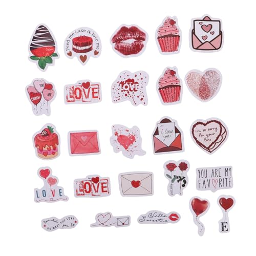 DIKACA 46 Teiliges Valentinstag Handbuch Dekoration Scrapbooking Hochzeitsdekoration Valentinstag Party Sammelalbum Zubehör Schrottbuchung Supples Kit Liebe Sammelalbum von DIKACA