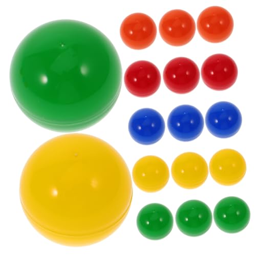 DIKACA 4cm Bunte Plastikkugeln Für Lotterie Tombola Und Spiele Durchsichtige Sphere Game Balls Für Party Und Festlichkeiten Ideal Zum Befüllen Und Gewinnspiele von DIKACA