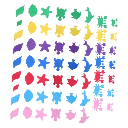 DIKACA 500 Stück Bunte Meerestiere Eva Schaumstoff Sticker Selbstklebend Tropische Fischformen Vielseitig für DIY Basteln Scrapbooking Wanddeko Schul und Gruppenaktivitäten DIKACA 500 Stück Bunte Meerestiere Eva Schaumstoff Sticker Selbstklebend Tropische Fischformen Vielseitig für DIY Basteln Scrapbooking Wanddeko Schul und Gruppenaktivitäten von DIKACA