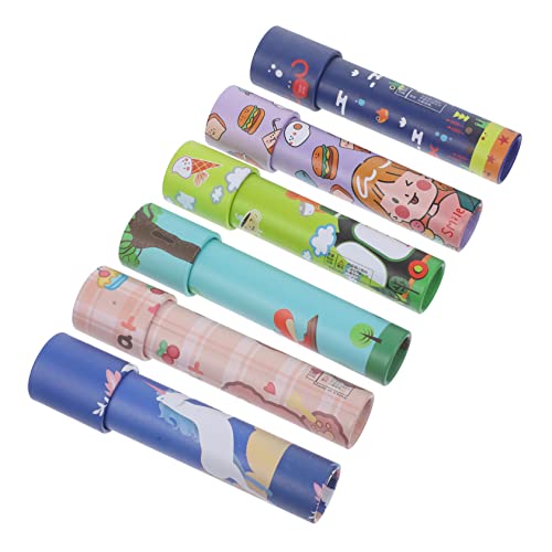 DIKACA 6St dekorative Kaleidoskope Kinderspielzeug für Mädchen Massenspielzeug Stuffer für Toys Pädagogische Kaleidoskope erkunden Papier von DIKACA