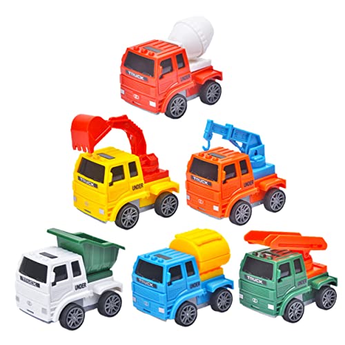 DIKACA 6er Set Mini Spielzeugautos Lustige Aufziehautos Im Cartoon Design Lernspielzeug Für Bunte Spielzeuge Für Jungen Und ädchen Ab 3 Jahren von DIKACA