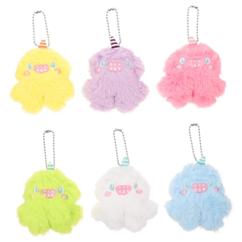 DIKACA 6st Einhörner Kleines Monster Dekorative Stoffpuppe Partygeschenk Stofftiere Für Babys Kuscheltiere Für Ausgestopfter Schmuck Tiere Puppenschmuck Wohnkultur Plüsch von DIKACA