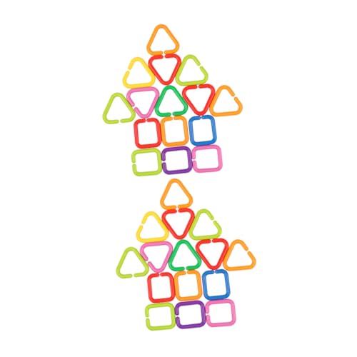 DIKACA 70 Stück Teiliges Geometrische Greifringe Motorikförderndes Aktivitätsspielzeug Für Neugeborene Kleinkinder Zum Aufhängen An Kinderwagen Hochstuhl DIKACA 70 Stück Teiliges Geometrische Greifringe Motorikförderndes Aktivitätsspielzeug Für Neugeborene Kleinkinder Zum Aufhängen An Kinderwagen Hochstuhl von DIKACA