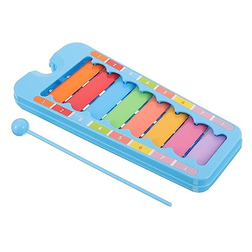 DIKACA Musik Instrumenten 8 Ton Xylophon Für Buntes Schlaginstrument Zur Musikalischen Frühförderung Percussion Klavier Für Kleinkinder Musikinstrumente Set Für Ab 3 Jahren Kinder Instrumente von DIKACA