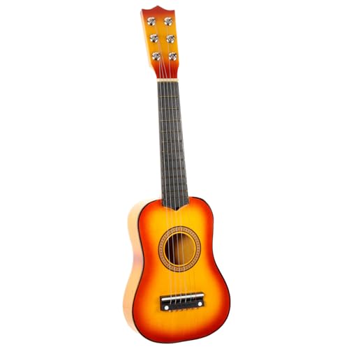 DIKACA Akustikgitarre Für Tragbare Holzgitarre Sonnenfarbe Ideales Musikinstrument Für Und Anfänger Perfekte Geschenkidee Für Kleine Musiker von DIKACA