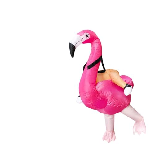 DIKACA Aufblasbares Flamingo Kostüm Erwachsene Party Verkleidung Karneval Halloween Cosplay Lustiges Tierkostüm Leicht An Ausziehbar Waschbar DIKACA Aufblasbares Flamingo Kostüm Erwachsene Party Verkleidung Karneval Halloween Cosplay Lustiges Tierkostüm Leicht An Ausziehbar Waschbar von DIKACA
