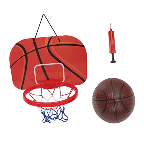 DIKACA Basketball Set Mit Mini Basketball Und Pumpe Indoor/Outdoor Basketballkorb Für Cartoon Basketball Hoops Für Zuhause Und Büro von DIKACA