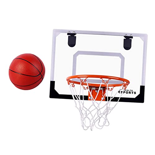 DIKACA Hängender Basketballkorb Für Wandmontierter Indoor Basketball Hoop Set Mit Transparentem Basketballbrett Ideal Für Das Zu Hause Fördert Die Sportlichkeit Und Den Spaß Für von DIKACA