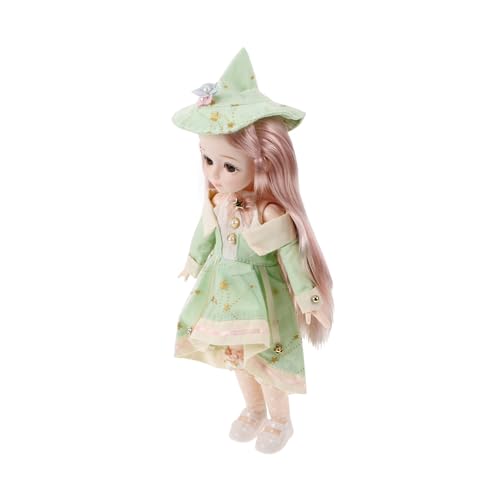 DIKACA Bjd-gelenkpuppe Bjd-Puppe Make-up-Puppe 1/6 Bjd Puppenpuppen-Lolita-Kleid Kugelgelenkpuppe Feenpuppenkleidung DIY-Puppe Stellen Sie Sich Vor, Sie Spielen Eine Puppe Kunststoff von DIKACA