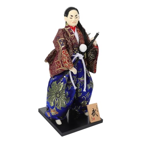 DIKACA Bushido-actionfigur Puppenfiguren Zum Sammeln Puppen Für Mädchen Ninja Wiedergeboren Puppen Anzeige Japanische -Figur Zubehör -kriegerpuppe Auto Japaner Stoff von DIKACA