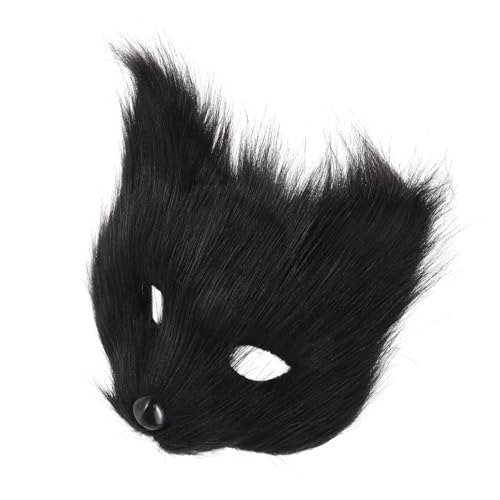 DIKACA Cosplay Party Simulation Fuchs Maske Cosplay Tier Maske Fuchs Geformte Maske Kostüm Maskerade Maske Für Halloween Maskerade Ball Party von DIKACA