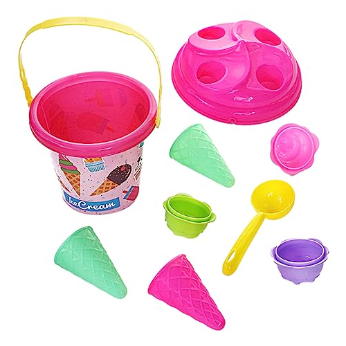 DIKACA 1 Set Sandspielzeug Set Für Bunte Eimer Und Förmchen Für Kreatives Sandspielen Am Strand Oder Im Garten Ideales Lernspielzeug Für Kleinkinder Zufällige Farben von DIKACA