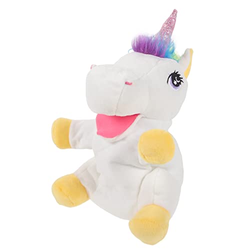 DIKACA Einhorn Handpuppe Aus üsch Realistisches Einhorn Für Interaktives Geschichtenerzählen Kreative Handpuppe Für von DIKACA