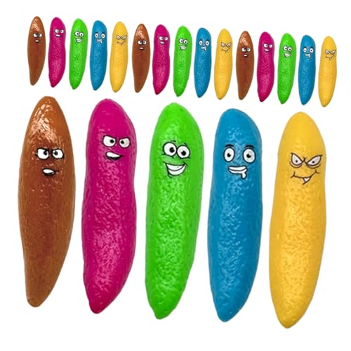 DIKACA Finger Schleuder Lustige Fingerkatapult Spielzeuge Poo Form Kreative Prank Toys Für Kinderpartys Und Mitgebsel Bunte Auswahl von DIKACA