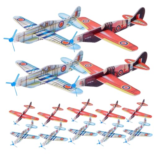 DIKACA Kinder Flugzeug Spielzeug 36pcs Kreative Spielzeug Flugzeuge Segelflugzeug Spielzeug Interaktive Schaum Material Zufällige Farbe von DIKACA