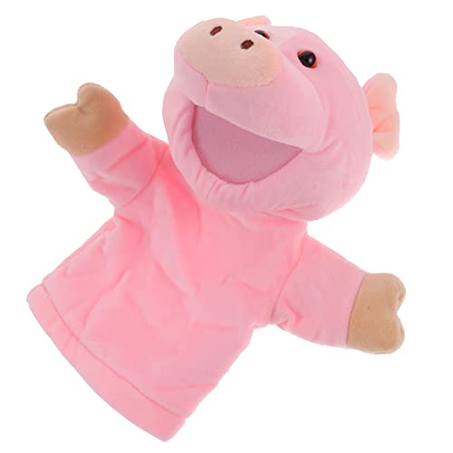 DIKACA Früherziehung Handpuppe Süße Handpuppe Tiere Handpuppe Süße Tierpuppe Cartoon-handpuppe Schweinefingerpuppe Schweinchen Handpuppe Plüschtier Kind Traber Pp Baumwolle Puzzle von DIKACA