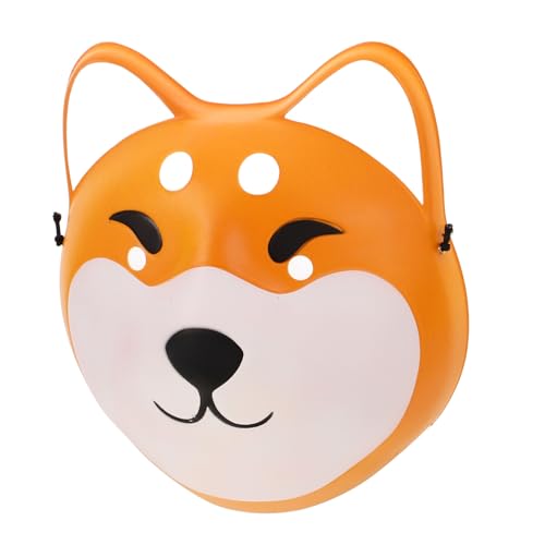 DIKACA Fuchs Maske Für Cosplay Und Kostümparty Kreative Tiermaske Zum Ausmalen Und Bemalen Ideal Für Maskerade Und Festivals Hochwertige Materialqualität Unisex Design Vielseitig von DIKACA