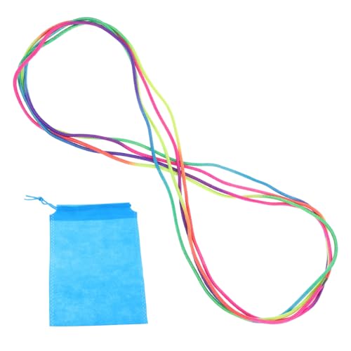 DIKACA Gummiband Outdoor draußen kindersport Gummibund gummidämpfer Elastic Chinesisches Springseil elastisches Springseil Partyspielspielzeug Plastik von DIKACA