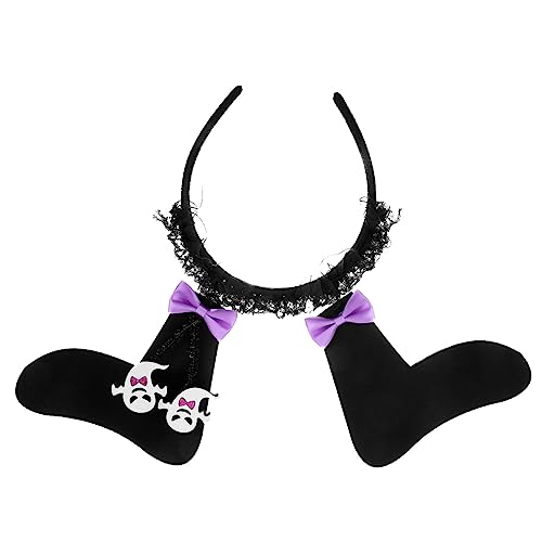 DIKACA Halloween Party Haarbänder Halloween Party Cosplay Haarband Mit Flauschigen Hasenohren Einzigartiges Kostümzubehör Für Bühnenaufführungen Und Festlichkeiten Rabbit Ear Hair Hoops Für Damen Und von DIKACA