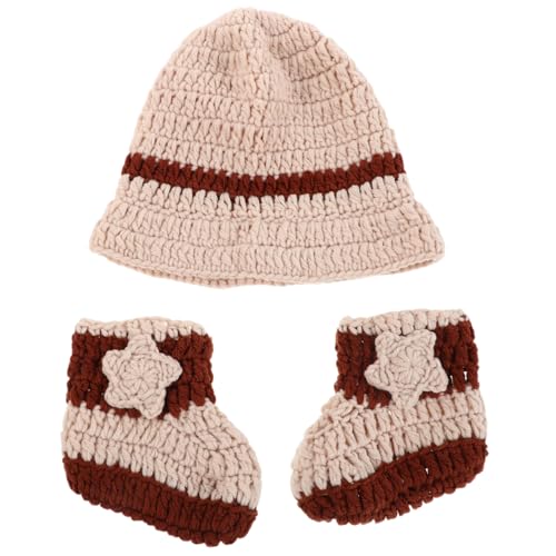 DIKACA Handgefertigtes Häkel Cowboy Kostüm Set Atmungsaktives Neugeborenen Foto Outfit mit Hut und Hose Weiches Langlebiges Fotoprop für Jungen und Mädchen Komfortabel und Einzigartig DIKACA Handgefertigtes Häkel Cowboy Kostüm Set Atmungsaktives Neugeborenen Foto Outfit mit Hut und Hose Weiches Langlebiges Fotoprop für Jungen und Mädchen Komfortabel und Einzigartig von DIKACA