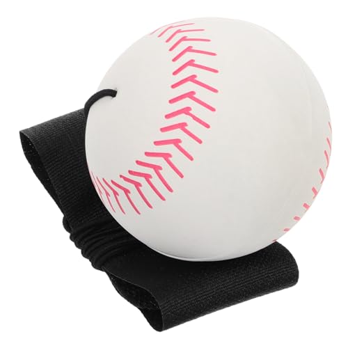 DIKACA Handgelenk Elastische Baseball Sportspielzeug Handgelenkbänder Baseball Catcher Spiel Kleine Hüpfbälle Handgehaltener Elastischer Ball Fußball Partygeschenke Handgelenk Übungsball von DIKACA