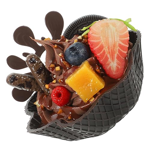 DIKACA Interessantes Eisdekor Dessert-Display-Modelle Fotografieren Von Gefälschtem EIS Multifunktionales Gefälschtes EIS Gefälschtes Dessertmodell Displayzubehör Für Dessertläden PVC von DIKACA