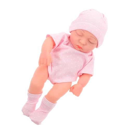 DIKACA Kleine Realistische Babypuppe, Lebensechte Neugeborene, Lebendige Babypuppe, Spielzeug Mit Kleidung, Lebensechte Neugeborene, Puppenmodell, Spielzeug von DIKACA