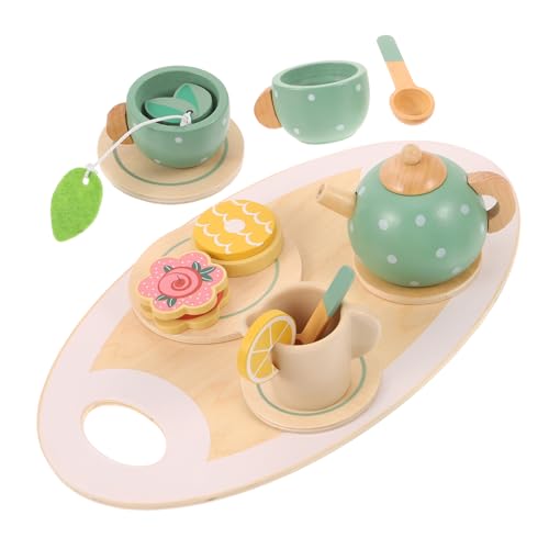 DIKACA Küchen Rollenspiel Tee Set Für 1 Set Mit Tassen Und Zubehör Miniatur Für ädchen Spaßige Teeparty Für Kleine Gastgeberinnen Ideal Für Kreative Rollenspiele von DIKACA