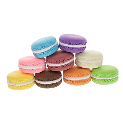 DIKACA Künstliches Macaron Modell Tisch Macaron Fake Macaron Artificial Simulation Macaron Cake Colorful Künstliches Macaron Spielzeug Simulation Macaron Macaron Model French Dessert Food von DIKACA