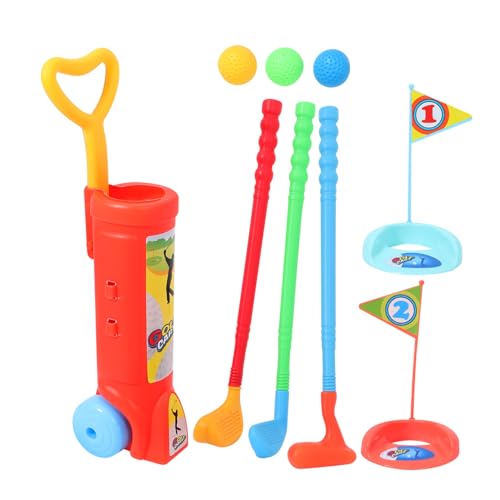 DIKACA Wurfspiel Kinder Outdoor Kinder Outdoorspiele Golf Set Für 1 Set Golfspielzeug Für Den Außenbereich Lernspielzeug Für Kleinkinder Golfclubs Für Anfänger Ideales Für Aktive von DIKACA