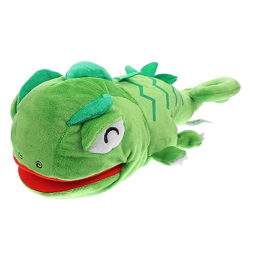 DIKACA Lizard Handpuppe Für Realistisches Chameleon Handspielzeug Für Kleinkinder Ideal Zum Geschichtenerzählen Und von DIKACA