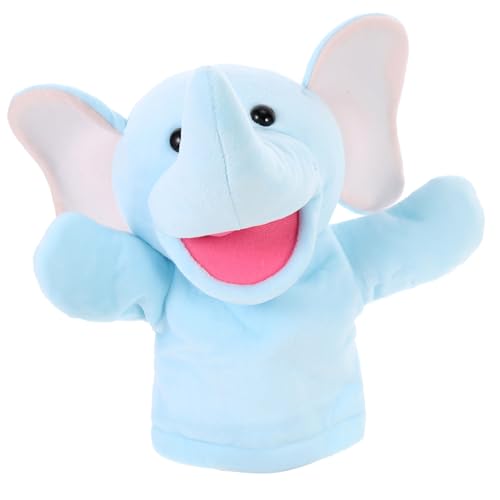 DIKACA Baby Kuscheltier Handpuppe Katze Lustige Handpuppe Elefant Weiche Cartoon Handpuppe Für Ideal Für Rollenspiele Geschichtenerzählen Und Interaktive Eltern Kind Aktivitäten Üschspielzeug von DIKACA