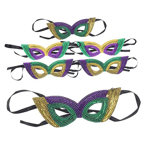 DIKACA Mardi Gras Confetti Karnevalsmaske Karnevalsmaske Dekorative Masken Karneval Masken Abschlussball Cosplay Maske Halloween Maske Masken Tanzende Cosplay Masken Mardi Gras von DIKACA