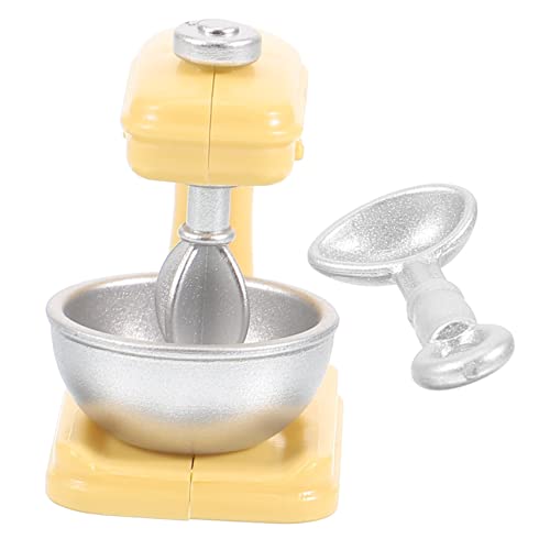 DIKACA Mini Mixer Modell Für Puppenhaus Weiße Miniatur Küchenmaschine Mixer Für Rollenspiel Und Küchendekoration Ideal Für Miniversum Und Kreative Spielszenen von DIKACA