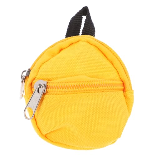 DIKACA Mini Schultasche Modell Puppenhaus Schulzubehör Simulation Schultasche Simulation Lernspielzeug Mini Hausdekoration Mini Schultasche Mini Rucksack Weiche Babypuppe von DIKACA