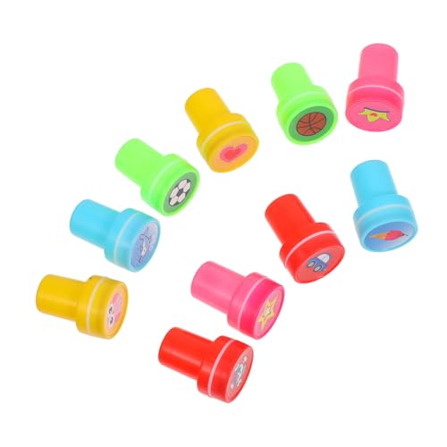 DIKACA Mini Stempel Set Für Lustige Cartoon Stempel Für Bastelprojekte Partys Und Belohnungen Ideal Für Vorschulkinder Und Kreative Aktivitäten von DIKACA