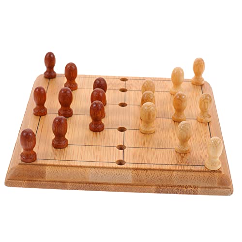 DIKACA Mini Tisch Schachspiel Set Tragbares Schachspiel Für Und Strategisches Denkspiel Mit Hochwertigen Figuren Ideal Für Reisen Und Freizeit Kognitive Für von DIKACA