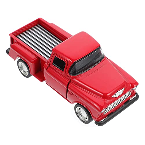 DIKACA Kleiner Roter Pick Up Truck Modell Aus Metalllegierung Für Spielzeugfahrzeug Für Jungen Und ädchen Ideal Als Für Kindergeburtstag Und Lernspielzeug von DIKACA