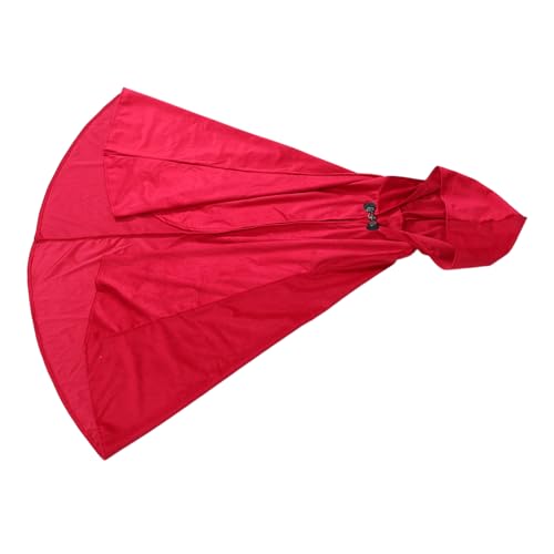 DIKACA Mittelalterlicher Kapuzenumhang aus Luxuriösem Spandex Wetterfest für Renaissance Festivals Halloween Cosplay und Bühnenauftritte Damen Umhang mit Kapuze in Weinrot DIKACA Mittelalterlicher Kapuzenumhang aus Luxuriösem Spandex Wetterfest für Renaissance Festivals Halloween Cosplay und Bühnenauftritte Damen Umhang mit Kapuze in Weinrot von DIKACA