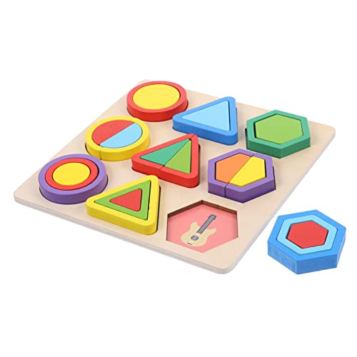 DIKACA Kinder Spielzeug Montessori Geometrie Formen Lernspielzeug Aus Für Kognitive Bausteine Für Frühe Entwicklung Pädagogisches Für Kleinkinder 1 Set Babyspielzeug von DIKACA