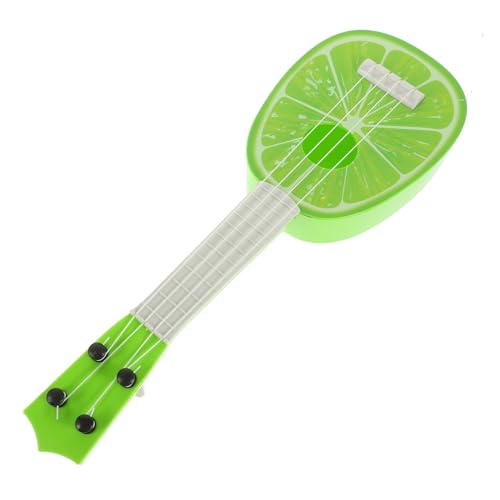 DIKACA Obst-Ukulele kinderinstrumente musikinstrumente Plastikinstrument für Mini Gitarre für Gitarrenspielzeug für Anfängerinstrument Gitarre Abs Green von DIKACA