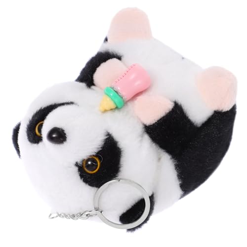 DIKACA Panda Schlüsselanhänger Panda- Roter Panda Plüschtier Panda Pandabär Schlüsselanhänger Panda Spielzeuge Stofftiere Sofa-Puppen- Ästhetisches Stofftier Pp-Baumwolle Panda Kuscheltier Klein von DIKACA