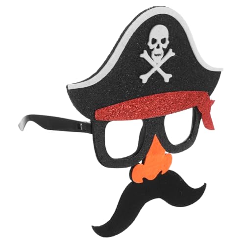 DIKACA Maske Kostüm Piratenmaske Mit Bart Und Nasendekor Perfekte Verkleidung Für Halloween Kostümpartys Und Karneval Lustiges Cosplay Requisit Für Herren Und von DIKACA